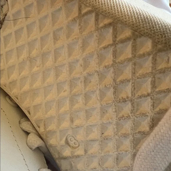 Valentino Women's White Sneakers with Black and Silver Accents - Picture 7 of 13